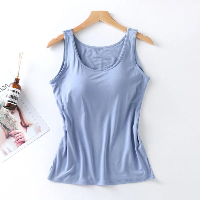 Blue Slim Fit Tank Top – Cool, Comfy & Perfect for Summer