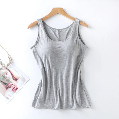 Grey Slim Fit Tank Top – Simple, Stretchy & Stylish
