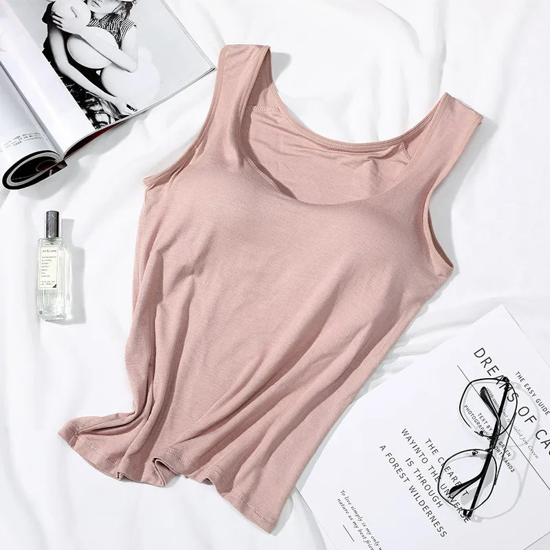 Coffee Slim Fit Tank Top – Warm, Casual & Elegant Style